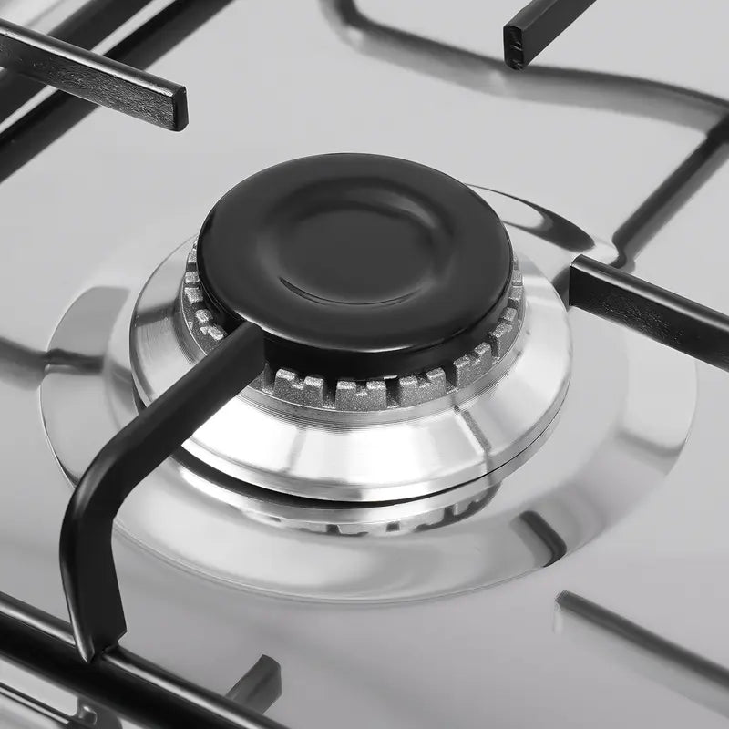 💥Clearance Sale 4 Burner Gas Stove 🔥 Portable Outdoor Cooktop 🍳 NG/LPG Ready 🏕️obs Manual Ignition for RV Travel Emergency Preparedness Family Use