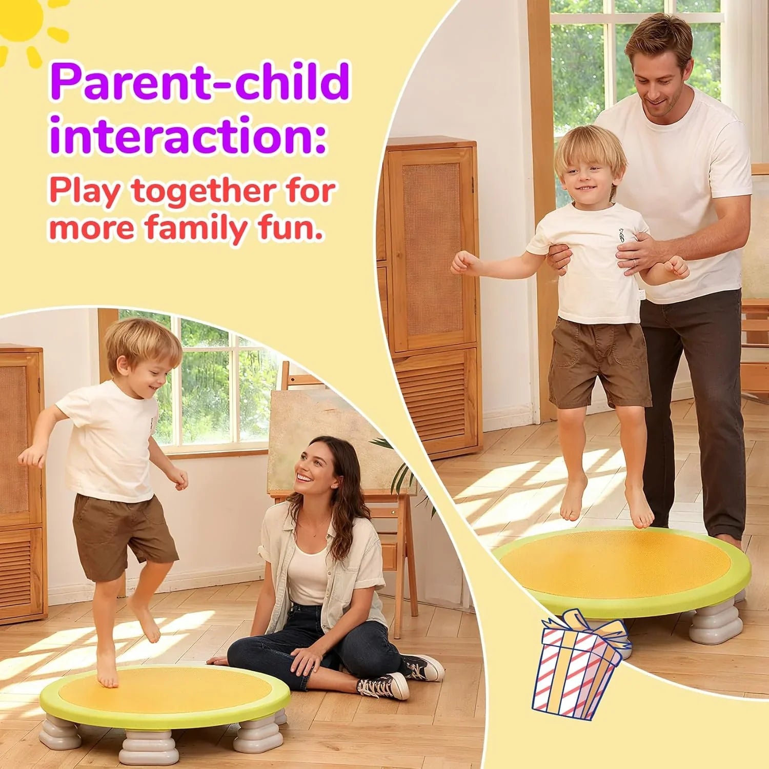 SpringMate – Children’s Mini Trampoline, Indoor/Outdoor Fun