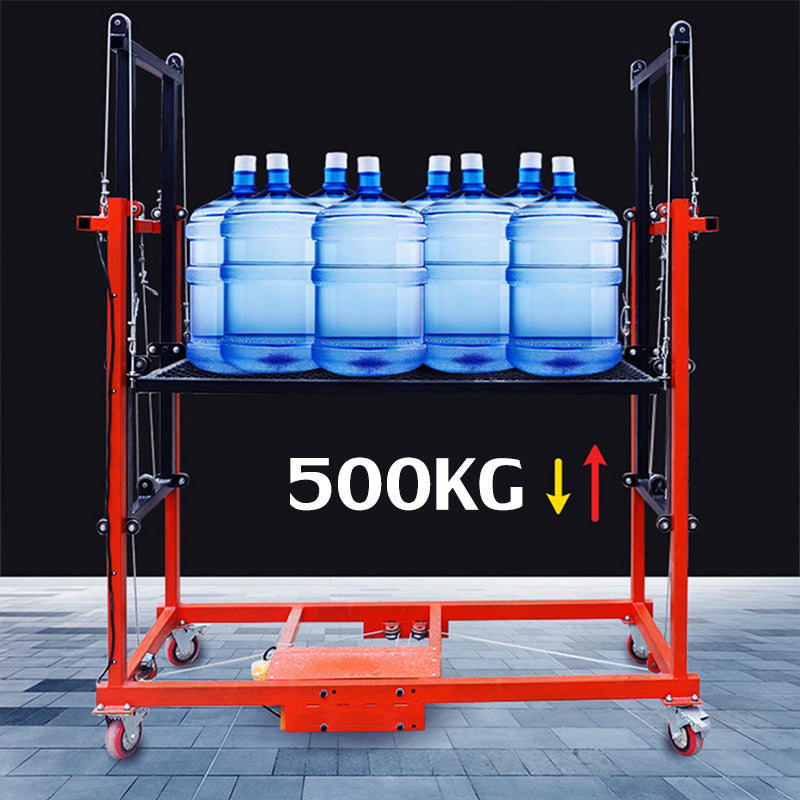 📢 Clearance Sale 🛠️ Foldable Electric Lifting Scaffolding (Load Capacity: 500kg)